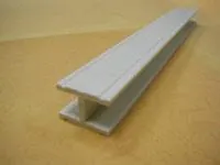 提供pvc工型塑料建材 pvc挤塑建材 PVC硬质挤出加工