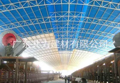 共力厂家直销防火塑料建材 apvc复合瓦 厂房瓦护角条颜色齐
