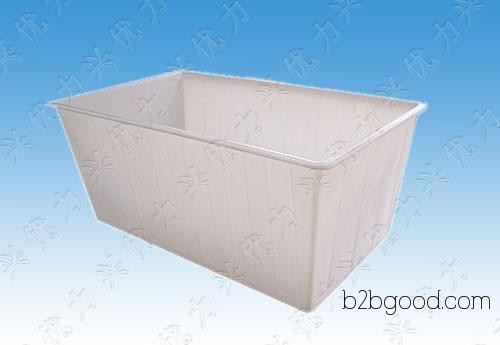 Plastic square containers, plastic storage tanks, plastic transfer containers, plastic vessels