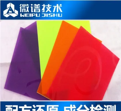 PP片材 配方 PP片材彩色塑料片 成分检测 PP片材配方技