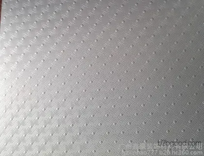 广州鑫豪生产供应大量大网纹铝箱面料ABS仿铝塑料片