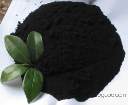 Medium-phase powder carboxylic acid