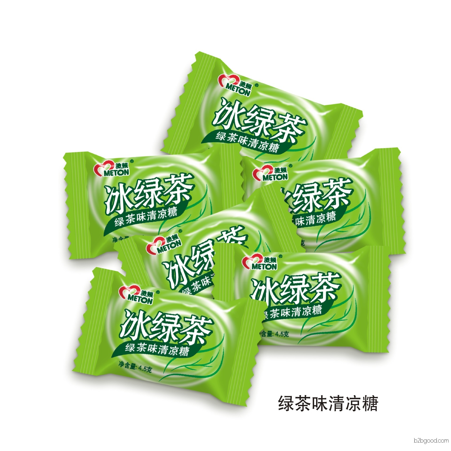 美顿散装果糖 绿茶味糖硬糖 820g多口味散装糖果 直销