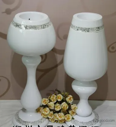European-style high-end and elegant natural resin floor vase JY55001 fiberglass floor vase