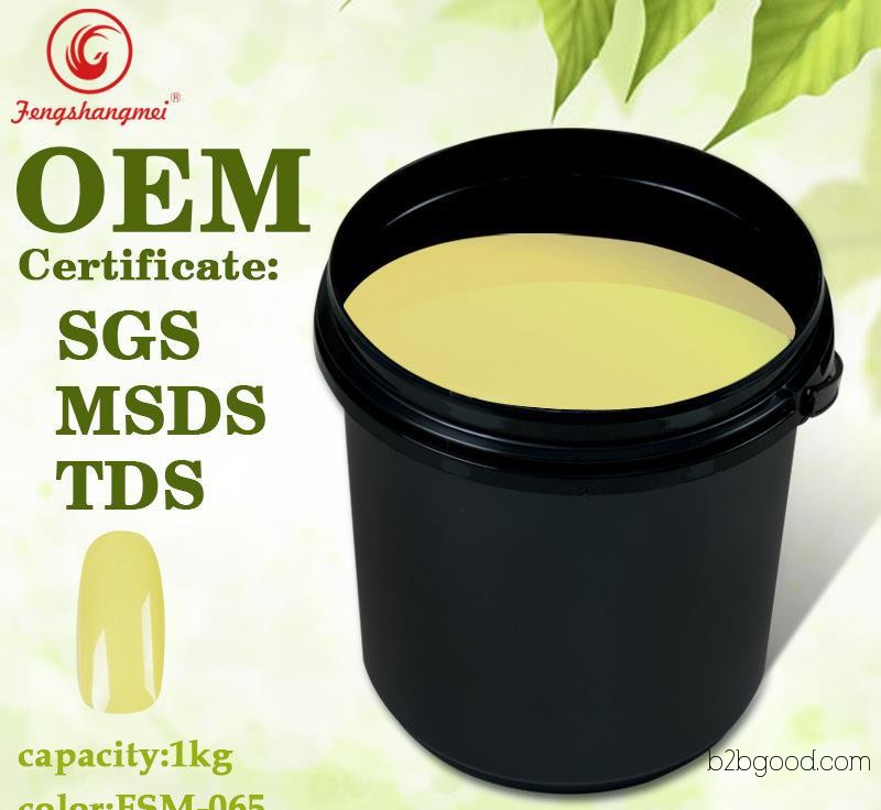 1KG barrel of environmentally friendly natural resin imported base material, one-step nail polish nail glue