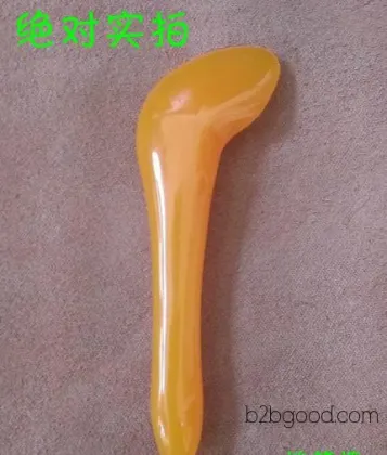 Factory direct sales, scratch-free natural resin spoon-shaped muscle-strengthening stick