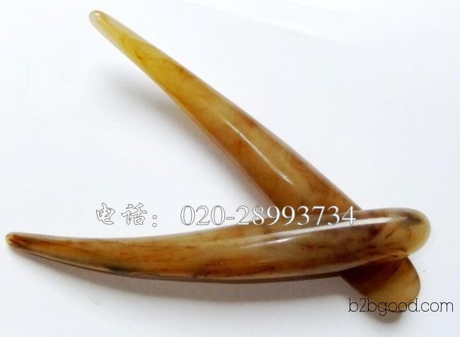Natural resin honey wax scraping board, acupoint stick, meridian massage acupoint stick A39