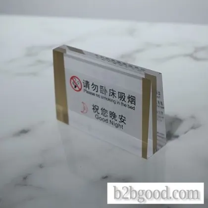 Manufacturers direct magnetic thickened acrylic table card table sign crystal decca display card pic