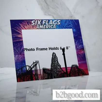 Acrylic photo frame table studio glass plastic 6 7 inch creative picture frame children magnetic pho