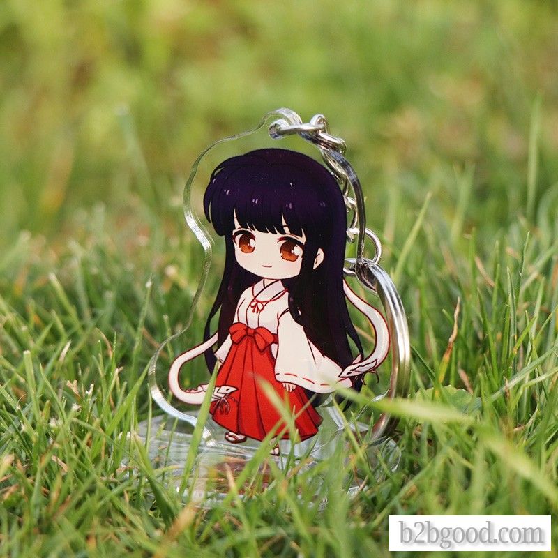 Acrylic figure standing brand custom key chain star table top hanging pieces custom DIY animation ca