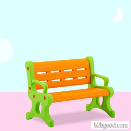 Children's outdoor leisure bench Children's home seat Children park parent-child park back