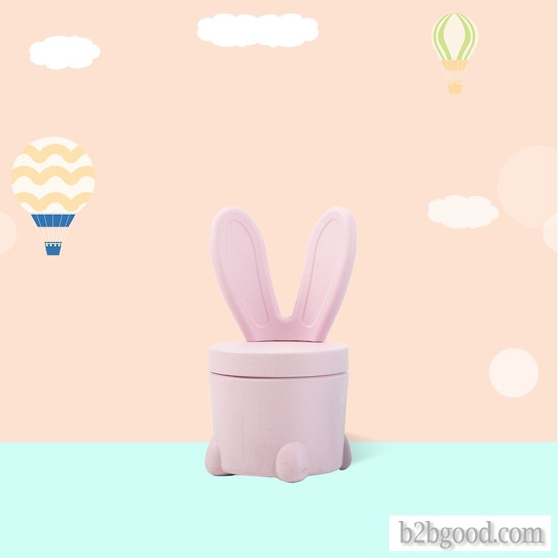 Children's chair storage stool household cartoon rabbit double plastic chair for early educatio