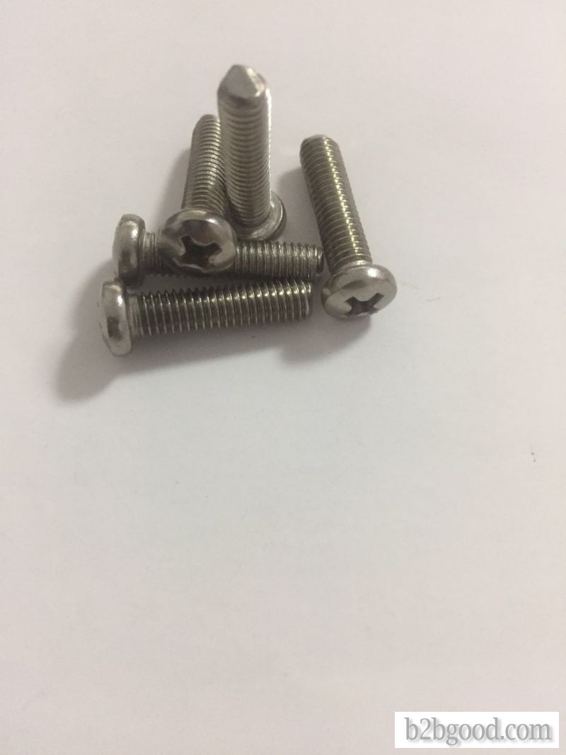 Stainless steel cross head screw