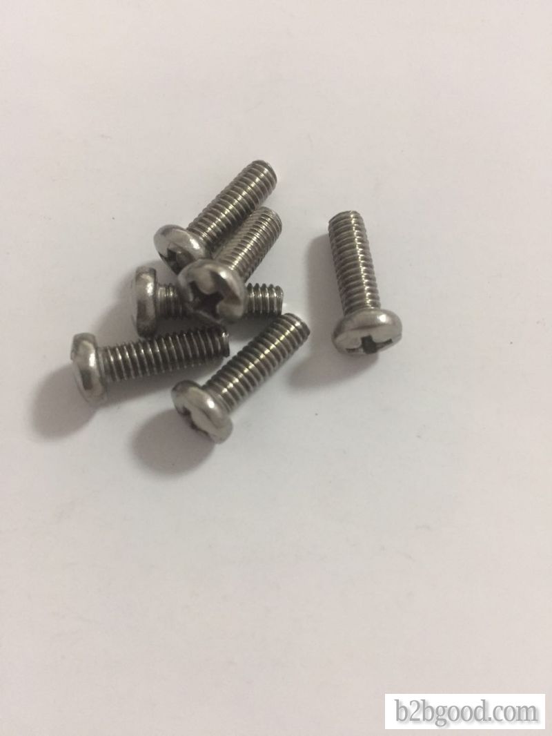 Stainless steel cross head screw