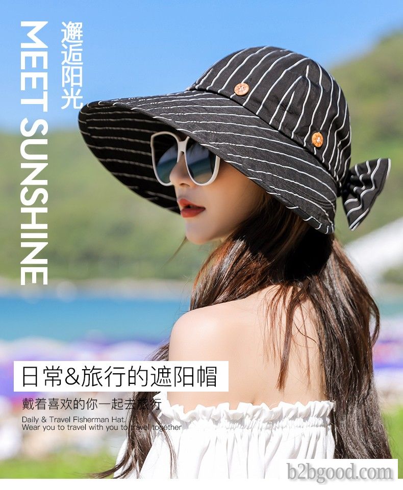 Tsful + fisherman hat + wide domed hat with detachable brim