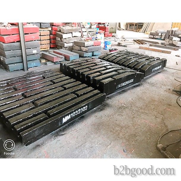 High manganese steel ultra-manganese steel jaw crusher jaw plate edge plate lining plate