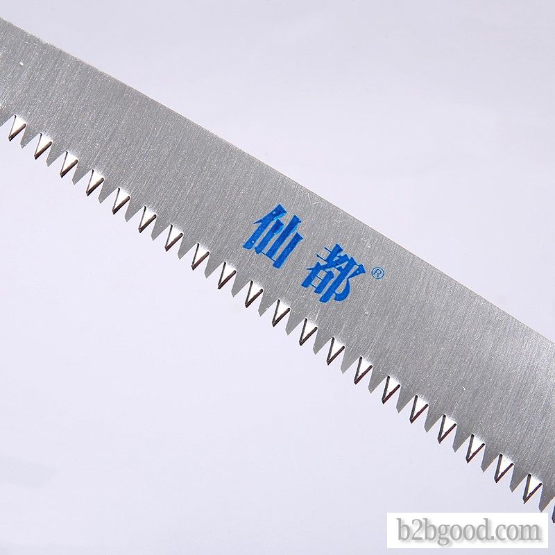 Waist saw (iron plastic handle) three side finishing grinding teeth