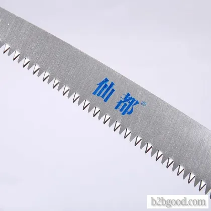 Waist saw (iron plastic handle) three side finishing grinding teeth