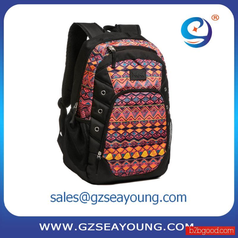 fashion printed backpack
