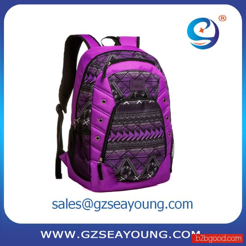 fashion printed backpack
