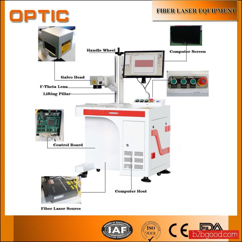 Optic 20W Fiber Laser Marking Machine