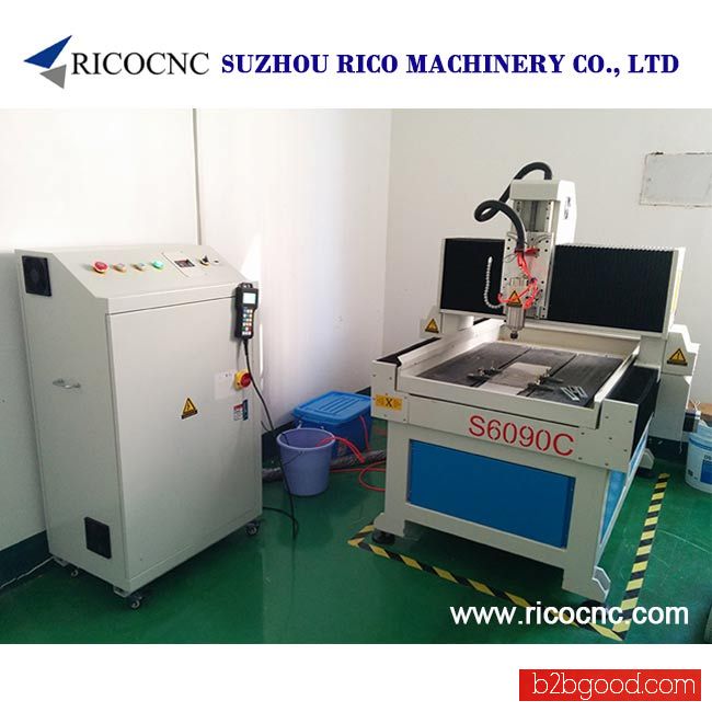 Small Stone CNC Router Marble Cutting Machine Hobby Stone Engraving Machine S6090C