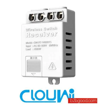 100M Control Distance 2.4G White Wireless Switch Receiver