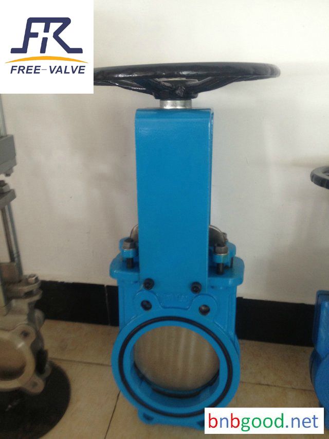 Bi-directional knife gate valve