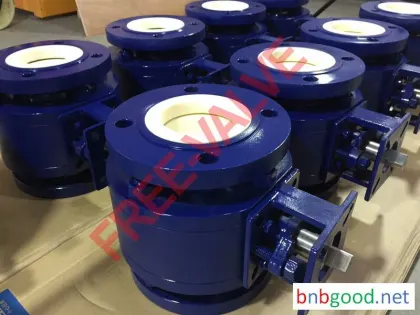 Flange Type  Adjustable Zirconium Ceramic  Lined Floating lined Ball Valve