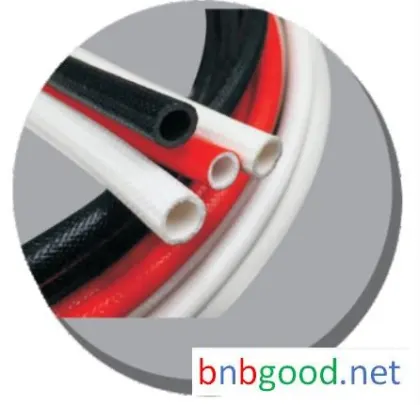 silicone rubber fiberglass sleeving(inside rubber outside fiber)