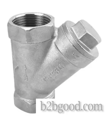 Stainless steel Y-shaped filter, internal thread filter, threaded filter