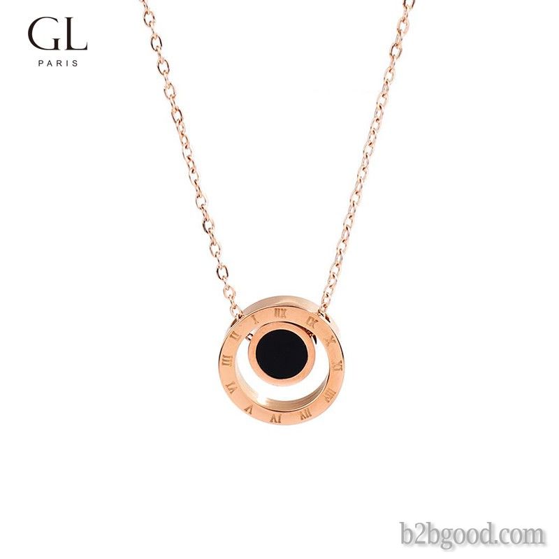 Temperament bestie hand jewelry with a simple personality round pendant bracelet