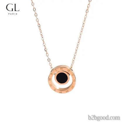 Temperament bestie hand jewelry with a simple personality round pendant bracelet