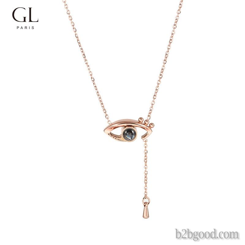 GL necklace ins simple clavicle chain