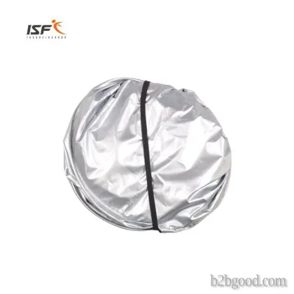 190T coated with silver in double circles