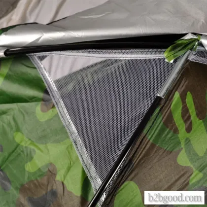 Two-man single-layer camouflage tent