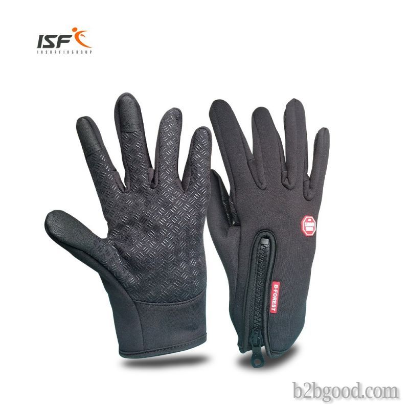 Warm fleece outdoor windproof gloves