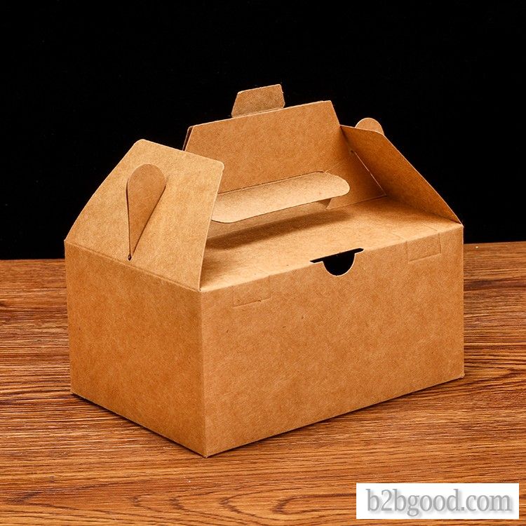 Manufacturers customized kraft food packaging box cake box bread box take-away takeout box custom LO
