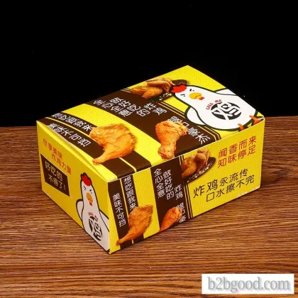 Disposable Fried chicken paper box Colonel chicken nuggets box chicken wings chips box food box colo