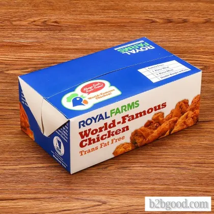 Chicken nugget box, Fried food box, lunch box, takeaway box, LOGO customization