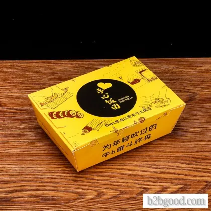 Food grade rice ball box sushi box oil proof waterproof food box meal box takeaway box LOGO customiz