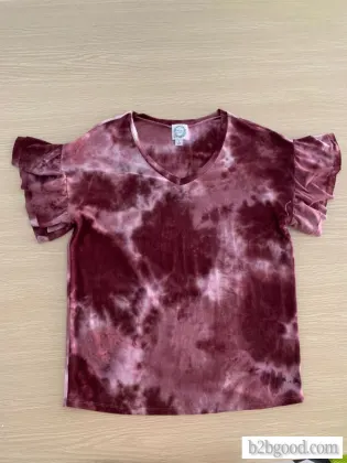 Pullovers with color tie-dye youth age reduction