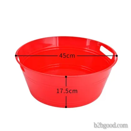 Zhensheng plastic large round ice bucket