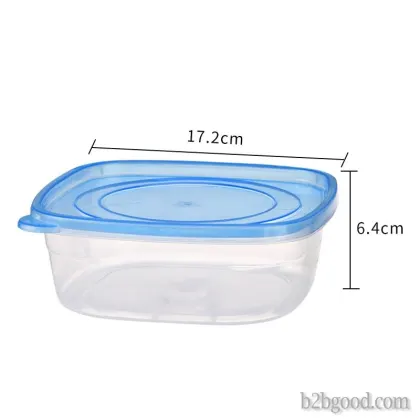 Plastic 2 packages of food grade crisper 1.5L labeled with 750ML