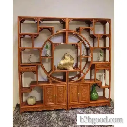 Rosewood hedgehog makes money treasure bogu frame a pair