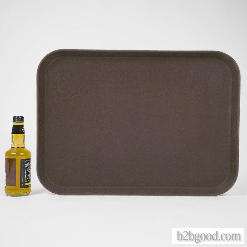 Ming-tai plastic rectangular fiberglass non-slip tray 12
