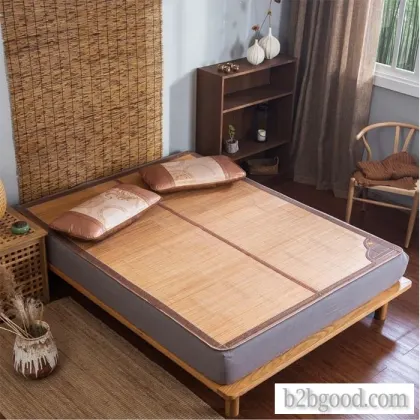 Port Fuhua bamboo mat straw mat carbonized dual-use folding ecological mat