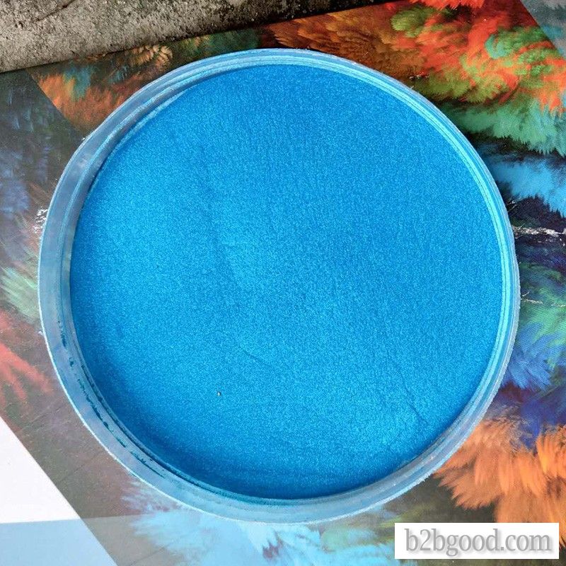 Natural mica industrial zone grade pearlite pigment brilliant blue