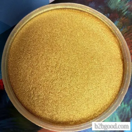 Tianran mica industrial zone grade pearlite pigment sun green gold
