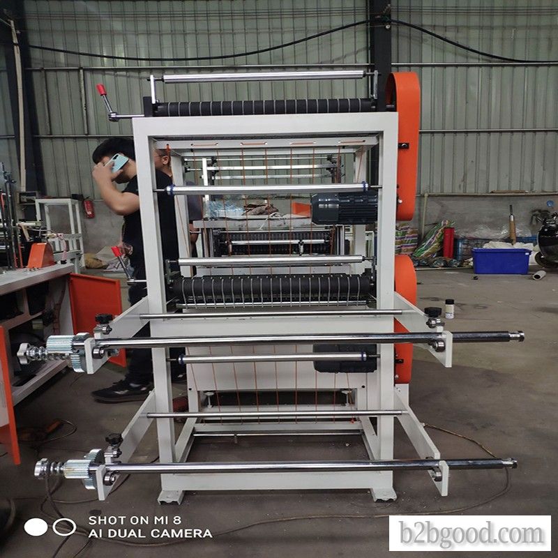 Disposable single and double layer plastic glove making machine